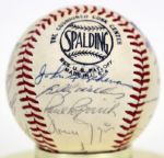 1967 Chicago Cubs Team Signed ONL (Giles) Baseball w/ 26 Sigs. - JSA 