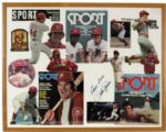 Pete Rose Cincinnati Reds Signed Photo Collage - JSA 