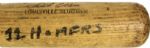 1966-68 Dick Allen H&B Louisville Slugger Professional Model Game Used Bat - Incrbed 11 Homers - Philadelphia Phillies - (MEARS A9)
