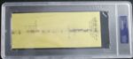 1972 Bud Selig Milwaukee Brewers Signed Check - To New York Yankees - PSA/DNA Holder