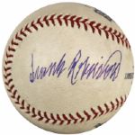 2005 Washington Nationals Game Used Baseball - Signed by Frank Robinson - JSA & MEARS LOO