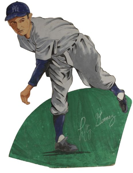 1930-42 circa Lefty Gomez New York Yankees Stadium Sign