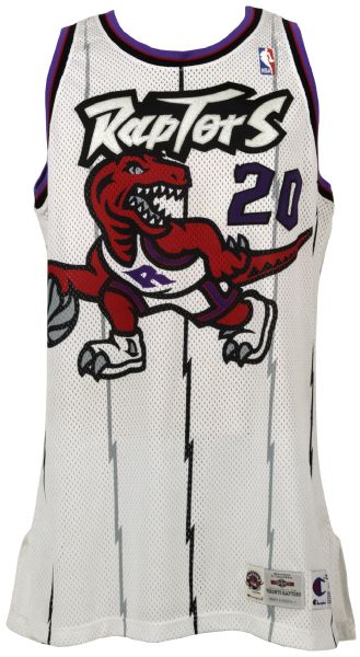 1995-96 Damon Stoudamire Toronto Raptors Game Jersey