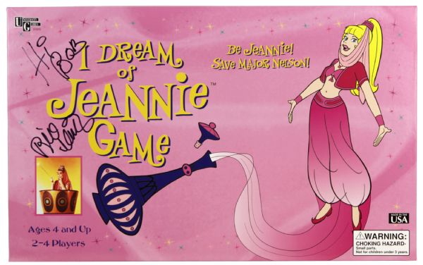 1997 I Dream of Jeannie Bill Daily Signed Board Game - JSA