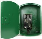 1950  Memorial Stadium Telephone & Iron Encasement - Balitore Orioles - Baltimore Colts - Stadium LOA