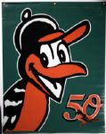 2004 Baltimore Orioles 29" x 38" Camden Yards Stadium Banner