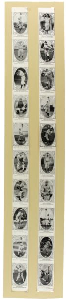 1920s Baseball Strip Cards - Lot of 20 - 2 Strips With - Heinie Groh Grover C. Alexander Eddie Collins 
