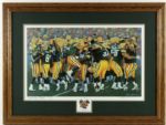 1997 Super Bowl XXXI Green Bay Packers Americas Pack Signed by Brett Favre - MEARS