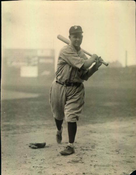 1922-29 circa Lil Stoner Detroit Tigers "The Sporting News Collection Archives" Original 7" x 9" Photo (Sporting News Collection Hologram/MEARS Photo LOA)