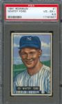 1951 Bowman Yankees Whitey Ford Rookie #1 PSA VG-EX+ 4.5