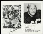 1970s-96 Ray Nitschke Green Bay Packers Signed 8 x 10 - Lot of 3 - JSA 