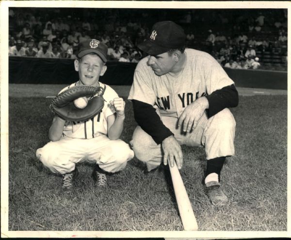 1950s circa Yogi Berra New York Yankees "The Sporting News Collection Archives" Original 8" x 10" Photo (Sporting News Collection Hologram/MEARS Photo LOA)
