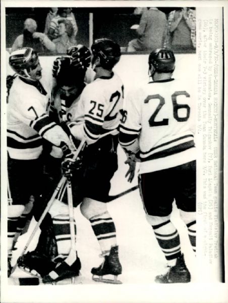 1972-79 circa U.S.S.R. Hockey "Sport Magazine Collection Archives" Original Photos (MEARS Photo LOA) - Lot of 18