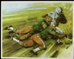 1970s Green Bay Packers 11 x 14 Oil Print - Lot of 8