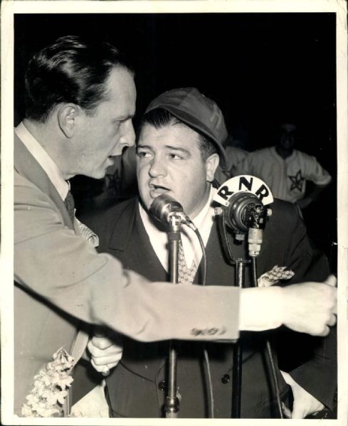 1960 Bud Abbott and Lou Costello Hollywood Stars PCL "The Sporting News Collection Archives" Original 8" x 10" Photo (Sporting News Collection Hologram/MEARS Photo LOA)