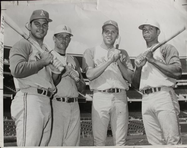 1969 Reggie Jackson Oakland As "TSN Collection Archives" Original First Generation 11" x 14" Choice Jumbo Oversized Photo (TSN Collection Hologram/MEARS Photo LOA) 1:1, Unique