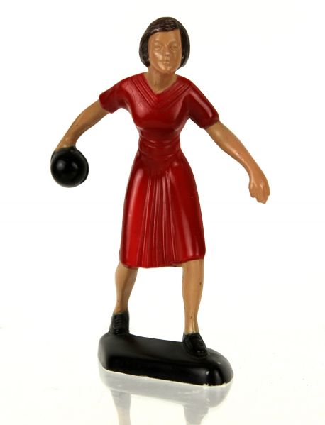 1950s Original Hartland Vintage Woman Bowler Figurine