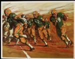 1970s Green Bay Packers 11 x 14 Oil Print - Lot of 8