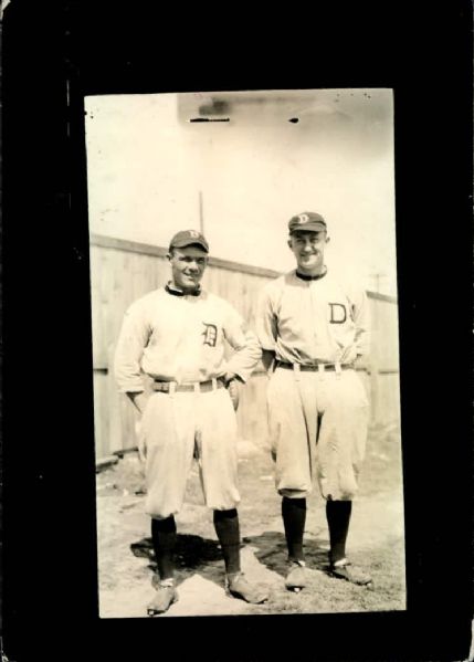 1918 Ty Cobb Joe Cobb Detroit Tigers "The Sporting News Collection Archives" Original 5" x 7" Photo (Sporting News Collection Hologram/MEARS Photo LOA)