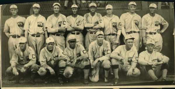1925 Corsicana Oilers Team Photo "The Sporting News Collection Archives" Original 5" x 9.5" Photo (Sporting News Collection Hologram/MEARS Photo LOA)