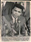 1964-72 Cassius Clay / Muhammad Ali The Denver Post Photo Archives Original Photos (Denver Post Archives Hologram/MEARS Photo LOA) - Lot of 12