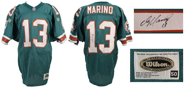 1990s Dan Marino Miami Dolphins Signed Authentic Jersey - JSA