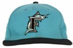 1995-96 Terry Pendleton Florida Marlins Game Worn Cap (MEARS Auction LOA)