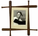 1961 Chicago White Sox Player Mini-Bat Displays  with Autographed 6x10 Photographs - Lot of 8 With Herb Score Ted Kluszewski Minoso
