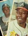 1968 Roberto Clemente Pirates & Hank Aaron Braves Topps Poster