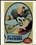 1990s Ray Nitschke Green Bay Packers Signed Oversized & 8 x 10 Photo - JSA 
