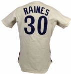 1980s Tim Raines Montreal Expos Salesman's Sample Authentic Jersey 