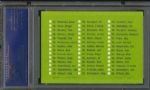 1963 Fleer Checklist PSA EX-MT 6