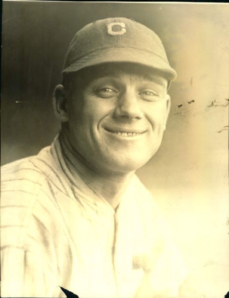 1920 Charles Jamieson Cleveland Indians L Van Oeyen Photograph "The Sporting News Collection Archives" Original Photo (Sporting News Collection Hologram/MEARS Photo LOA)