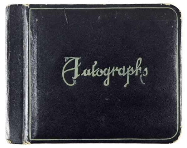 1950s Milwaukee Braves & Others Signed Autograph Album With (2) Vintage Hank Aaron Willie Mays & Others - JSA 
