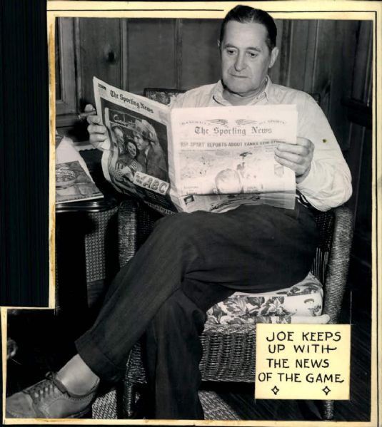 1945-58 Joe McCarthy Phil Rizzuto Buddy Rosar "The Sporting News Collection Archives" Original Photos (Sporting News Collection Hologram/MEARS Photo LOA) - Lot of 3