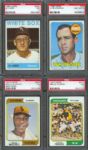 Large PSA Graded Collection (100) Including Many Stars & Hall Of Famers