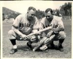 1933 Gabby Hartnett Charles Root Chicago Cubs "The Sporting News Collection Archives" Original 8" x 10" Photo (Sporting News Collection Hologram/MEARS Photo LOA)
