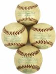 1960s ONL (Harridge) Game Used Baseball - Lot of 4 - MEARS 