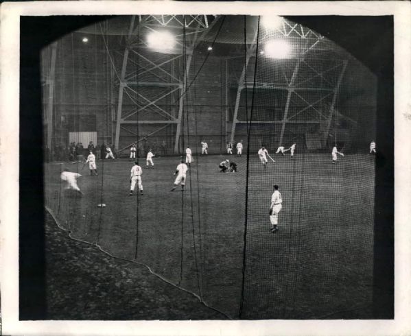 1944 West Point Baseball Practice "The Sporting News Collection Archives" Original 8" x 10" Photo (Sporting News Collection Hologram/MEARS Photo LOA)