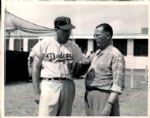 1950 Duke Snider Brooklyn Dodgers "The Sporting News Collection Archives" Original 8" x 10" Photo (Sporting News Collection Hologram/MEARS Photo LOA)