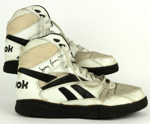 1994 Dorsey Levens Green Bay Packers Game Worn Signed Cleats - JSA & MEARS 