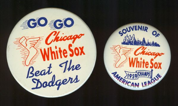 1959 Chicago White Sox Pinbacks (2)