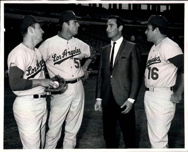 1967 Sandy Koufax Don Drysdale Los Angeles Dodgers "The Sporting News Collection Archives" Original 8" x 10" Photo (Sporting News Collection Hologram/MEARS Photo LOA)