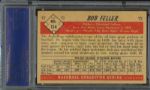 1953 Bowman Color Indians Bob Feller #114 PSA 2