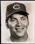 1970s Johnny Bench Cincinnati Reds Vintage 8" x 10" Photo - JSA 