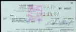 1980 Adam West Batman Signed Personal Check - JSA