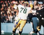 1990s Bob Brown Green Bay Packers Signed 8" x 10" Photo One of The Most Difficult Super Bowl I & II Autographs - JSA