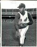 1965-66 circa Luis Tiant Cleveland Indians "The Sporting News Collection Archives" Original 8" x 10" Photos (Sporting News Collection Hologram/MEARS Photo LOA) - Lot of 2