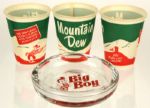 1960s Mountain Dew Cup - Lot of 3 & Big Boy Ashtray
