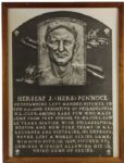 Herb Pennock New York Yankees Display - 31 1/2" x 41 1/2"